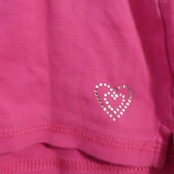 Unbranded | 10 inch waist | Pink Shorts With Silver Heart Design - Picture 9 of 15